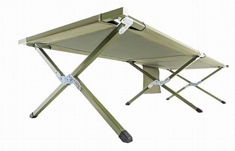 Картинка раскладушка Kingcamp 3039 hard camping cot l зелёный - 2