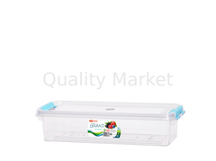 Контейнер с защ.д/хранен "Grand" прям 1,2л (27,9х11,8 h66,0см) прозр.(60)