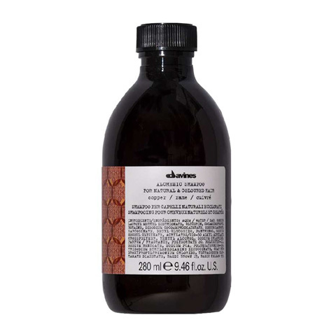 Davines ALCHEMIC: Оттеночный шампунь для натуральных и окрашенных волос, медный (Shampoo For Natural And Coloured Hair (copper))