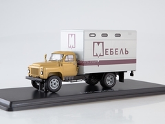 GAZ-52 GZSA-893A Furniture van dark-yellow-white 1:43 Start Scale Models (SSM)