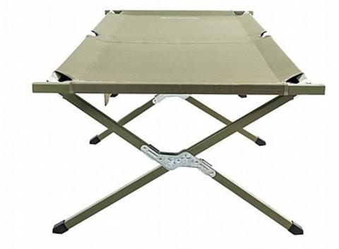 Картинка раскладушка Kingcamp 3039 hard camping cot l зелёный - 3