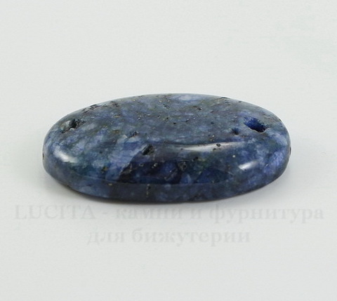 Подвеска Ляпис Лазурит (прессов., тониров) (цвет - темно-синий) 33,8х23,4х7 мм №2