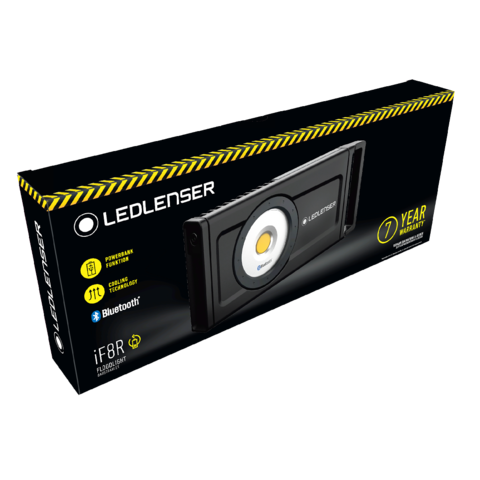 Фонарь универсальный Led Lenser IF8R чёрный 4500Вт , светодиодный, 21700x3 (502002)