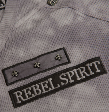 Rebel Spirit | Пуловер мужской TH110725 декоративный элемент спереди с металлическими клепками