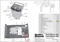 Предохранитель QUATTRO ELEMENTI TechBoost 420/520 (125A) 771-435-04 и 771-473-08 пара (771-466-08)