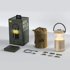 Портативная акустика MIFA Outdoor колонка светильник WildCamping, коричневый