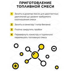 Канистра DDE для приготовления топливной смеси, 1 л, трубка для заливки (247-002)