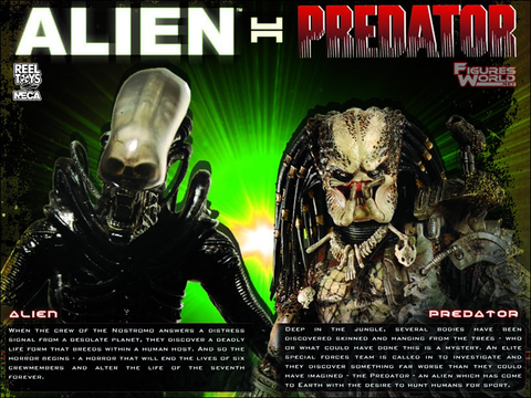 Чужой Хищник Классик — Alien Predator Figure 2-Pack Original