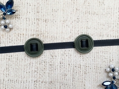 Пуговицы, канада, d 1,8 см, хаки