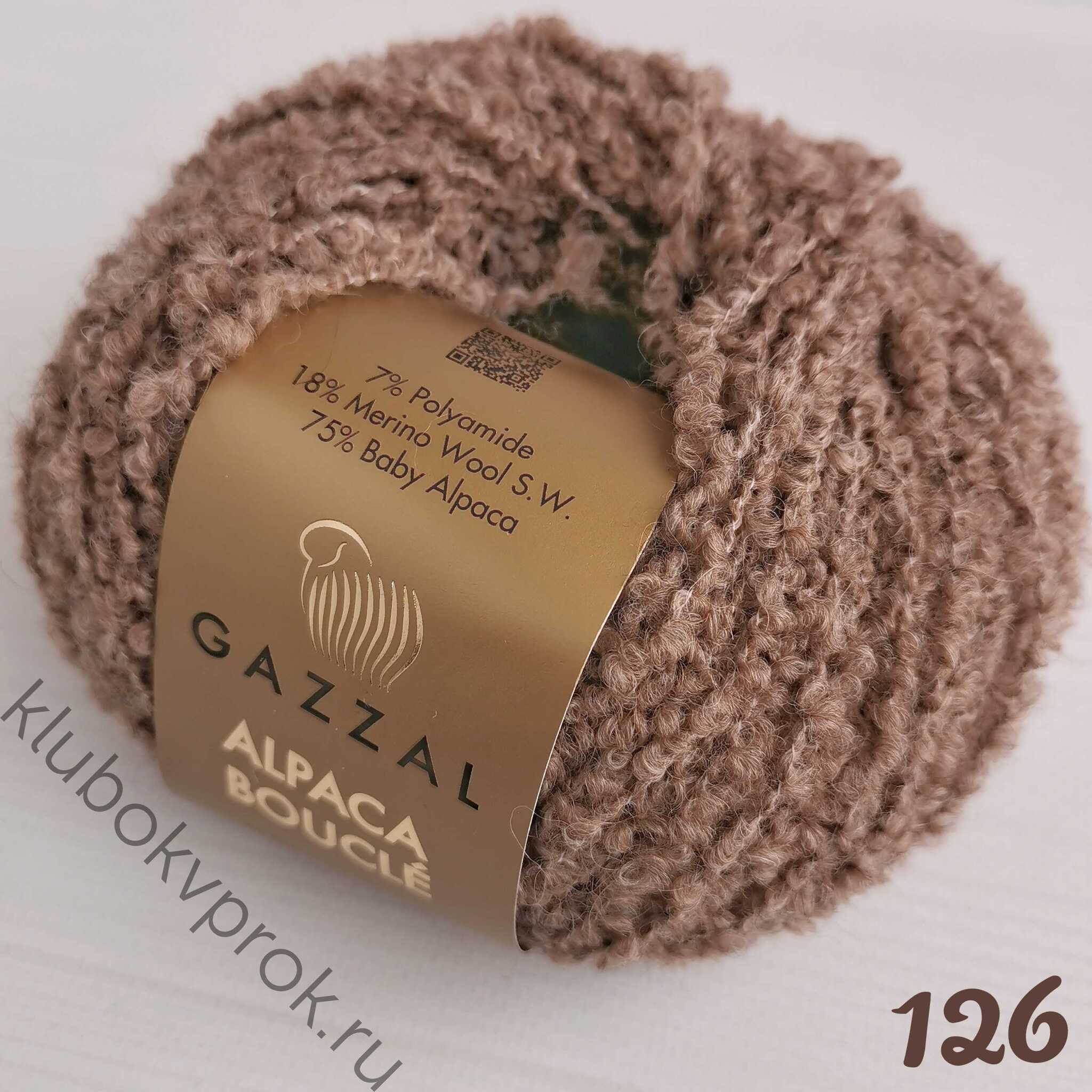 GAZZAL ALPACA BOUCLE 126