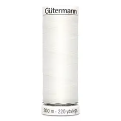 Нить Sew-All 200 м, Gutermann, 800 белый