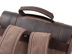 Рюкзак из кожи и ткани Bug 065 Blue