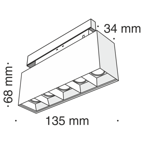 Трековый светильник Technical Points  TR014-2-10W4K-B