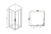 Abber Schwarzer Diamant AG02090BH Душевой уголок, 90x90x195