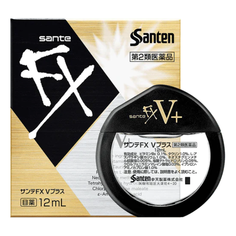 Японские капли для глаз Santen FX Gold V+, 12 мл