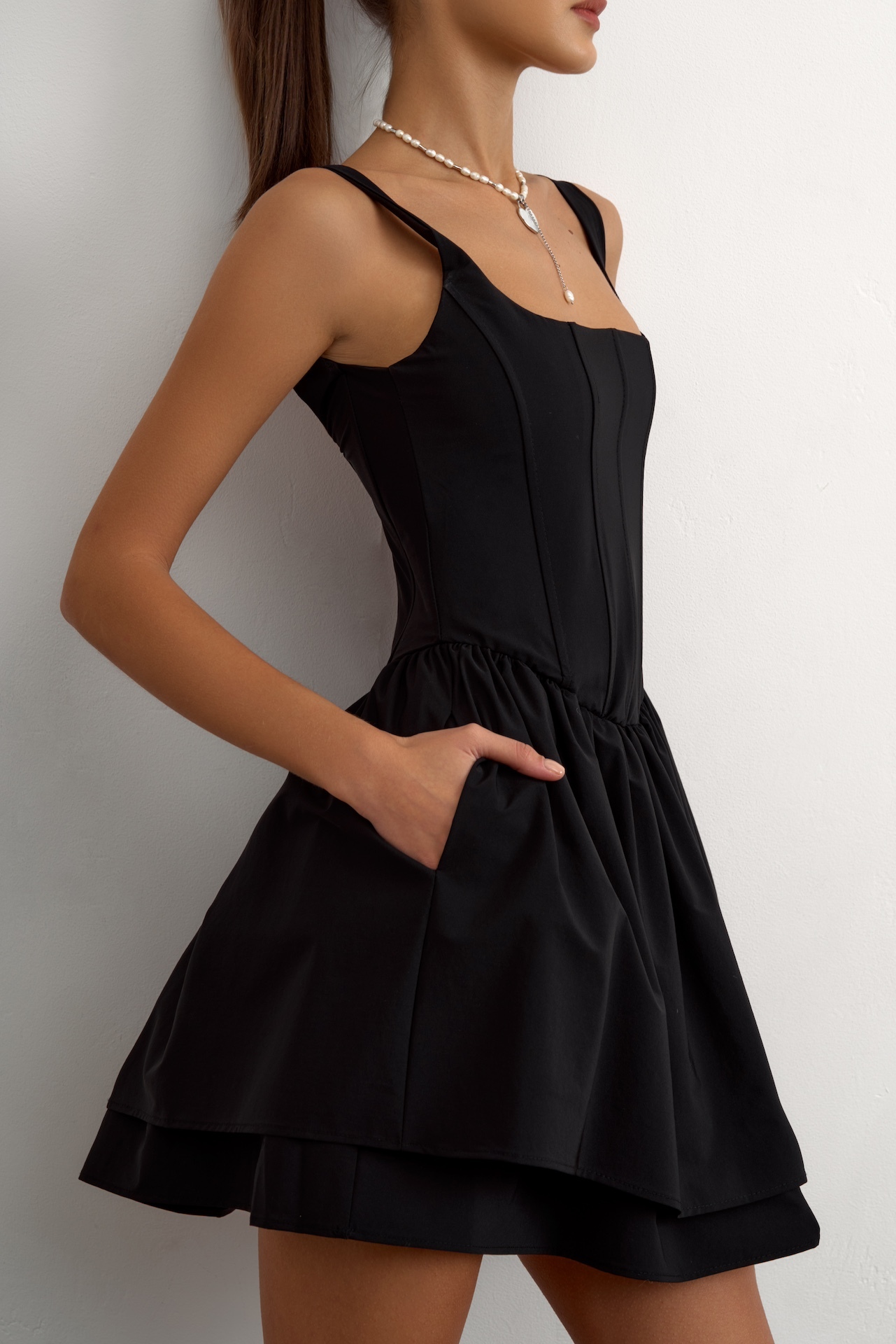 Корсетное платье мини PREMIUM QUALITY