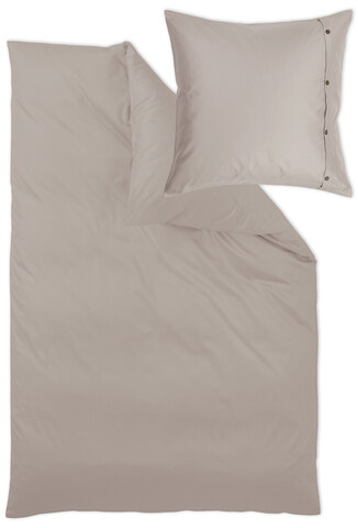 Постельное белье 2 спальное евро Curt Bauer Tender 9028 taupe серо-коричневое