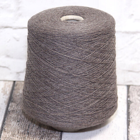 Меринос с кашемиром (50%) THE ROYAL COLLECTION ECO 50 2/21 серо-коричневый меланж