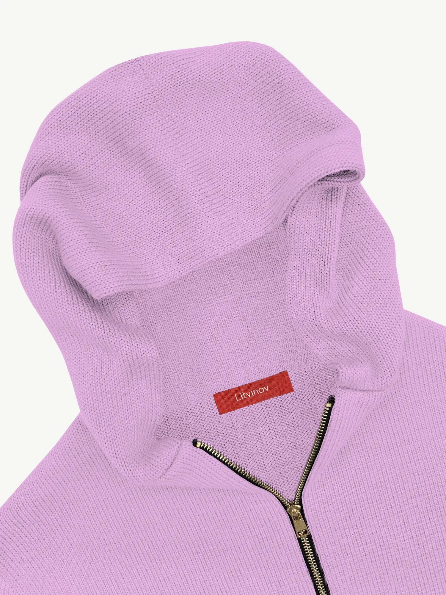 Толстовка на замке из шелка