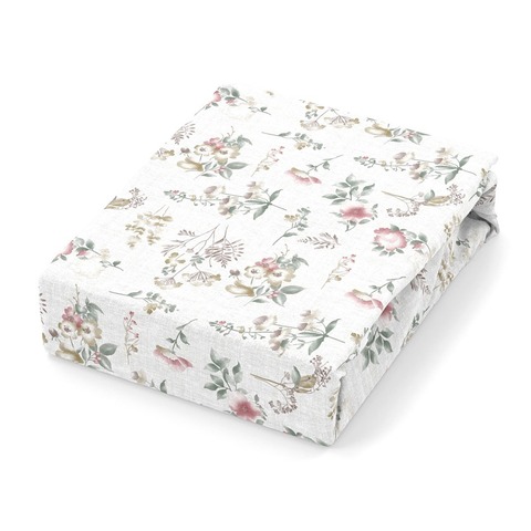 Простыня на резинке 200*160*25 JANIE, 100% хлопок