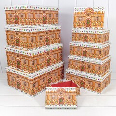 
          Коробка 37.5 х 29 х 16 см Набор 10 шт "Новый год" (Коричневый)