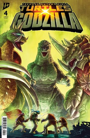 Teenage Mutant Ninja Turtles x Godzilla #4 (Cover A)