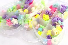 
          Набор для создания украшений-бусины Alingar, 140х110х20 мм, "Бабочка мини 2", 13 видов бусин, 1х2,1 м леска, пластик.пенал