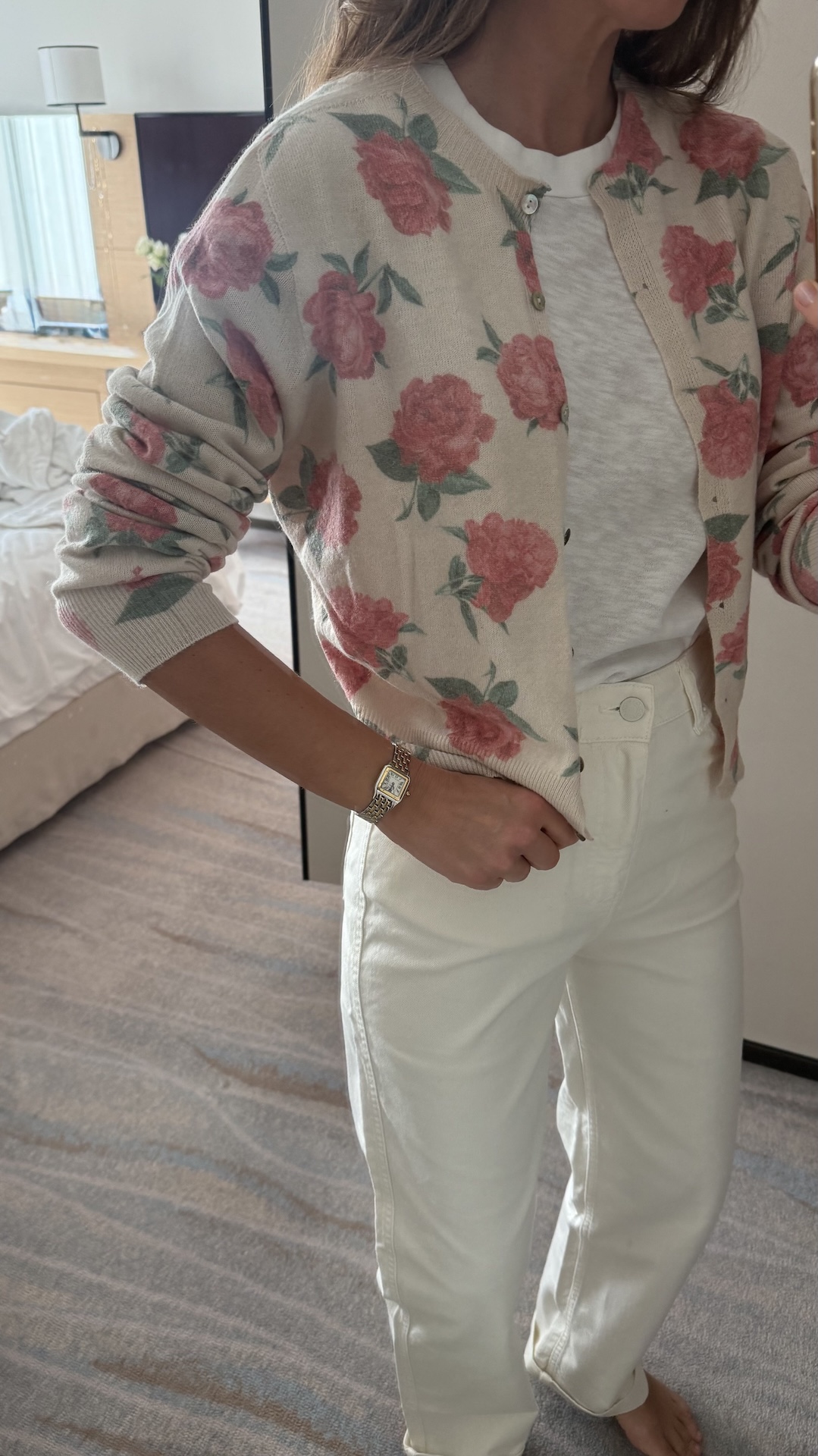 Кардиган с винтажным рисунком PREMIUM QUALITY