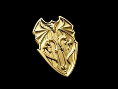 Силиконовый молд Щит Дракона