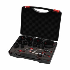 Набор коронок Bi-metall 16-76мм HSSE-Co8 17пр MASTER-TOOL 1014301010012