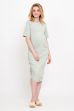 Платье для беременных и кормящих 12737 мята