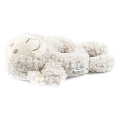 AROMADOG игрушка для собак Овечка-кольцо 23 см с пищалкой серый