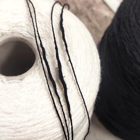 Лен с хлопком фламе TOSCANO CRUSCA 500 черный