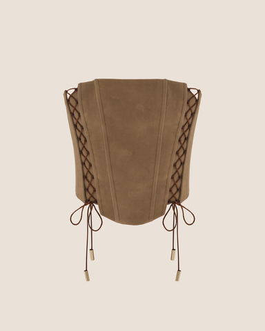 Корсет с декоративной шнуровкой