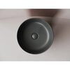 Ceramica Nova Element CN6073MDH Раковина накладная круглая, 35.6x35.6, цвет: темный антрацит матовый