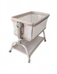 Детская приставная колыбель Sweet Baby Gioia бежевая