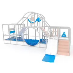 Детский игровой лабиринт "Око" 22 м² (9,3x2,4x4 м)