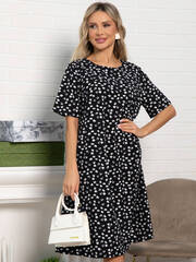 Платье Ронда (черное) П14390-16М LT Collection