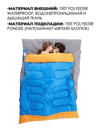 Картинка спальник Skully  blue - 6