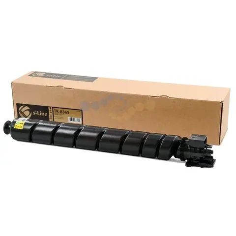 Тонер-картридж БУЛАТ s-Line TK-8365 для Kyocera TASKalfa 2554ci (Жёлтый, 12000 стр.), совместимый