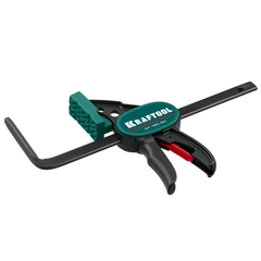 KRAFTOOL GT-160/60, 160/60 мм, универсальная, быстрозажимная, в T-track, пистолетная струбцина (32237)