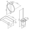 Am.Pm AK50T0803W Inspire V2.0 набор аксессуаров для зоны туалета