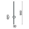 Настенный светильник Maytoni Light stick MOD237WL-L11BS3K
