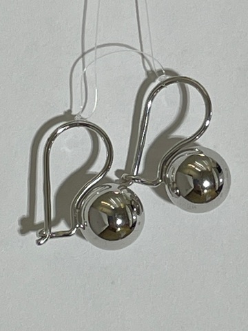 Шары 0,6 (серьги из серебра)