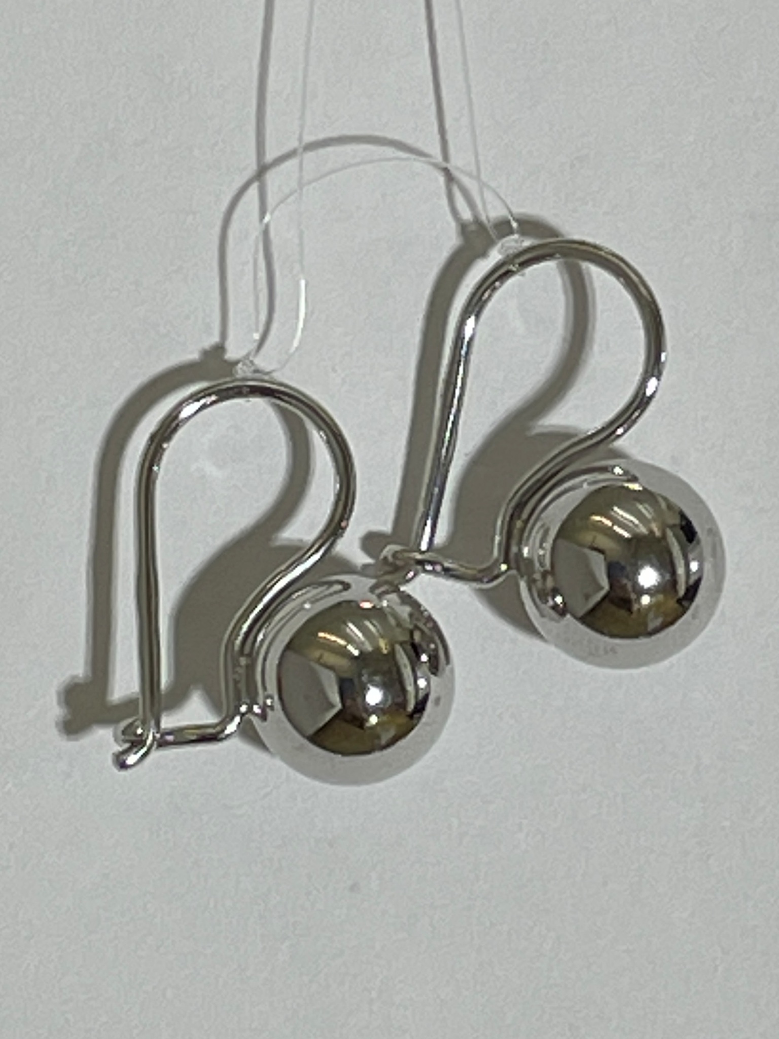 Шары 0,6 (серьги из серебра)