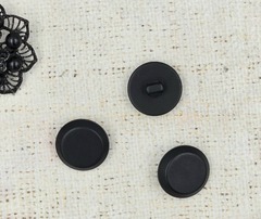 Пуговицы костюмные на ножке, d 3 см, чёрный
