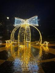 Световая арка Бант Световая арка Бант