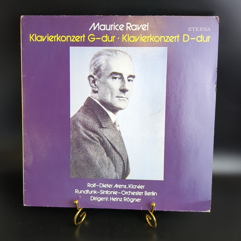 Maurice Ravel - Klavierkonzert G-dur виниловая пластинка 12 дюймов Orchester Berlin (dir. Heinz Rogner) винтаж DDR. Eterna, Германия