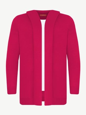 Кардиган с капюшоном из экохлопка