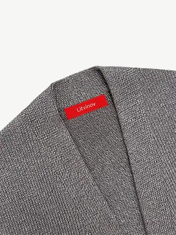 Кардиган с планкой из шелка